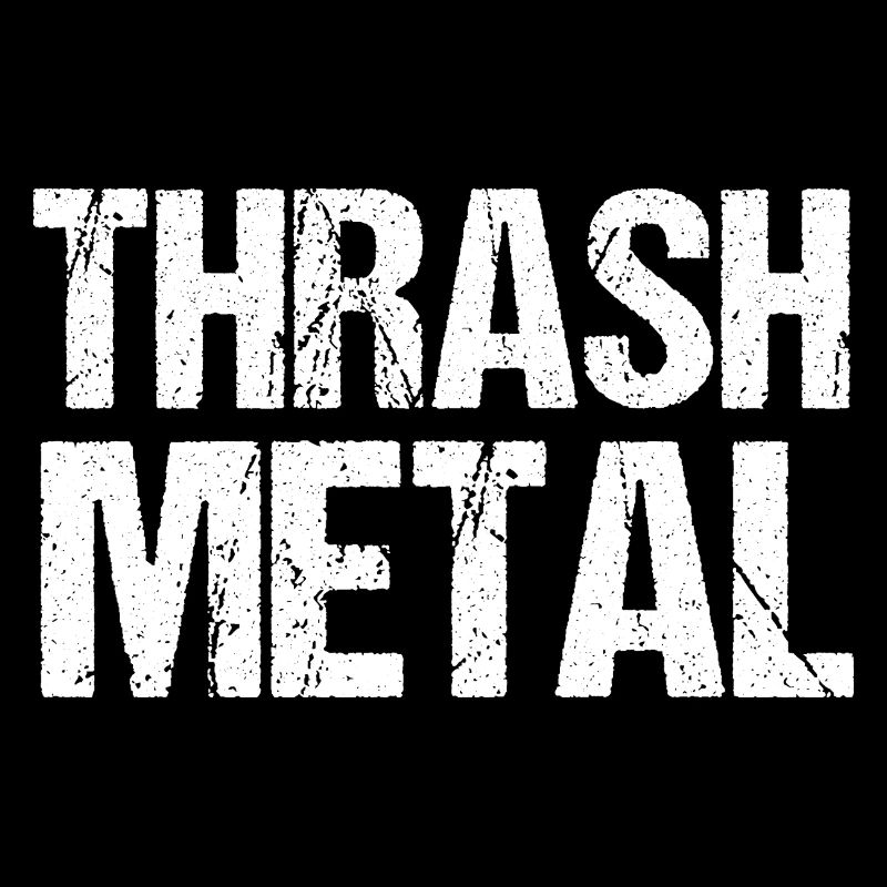 Thrash Metal Grunge-Typografie