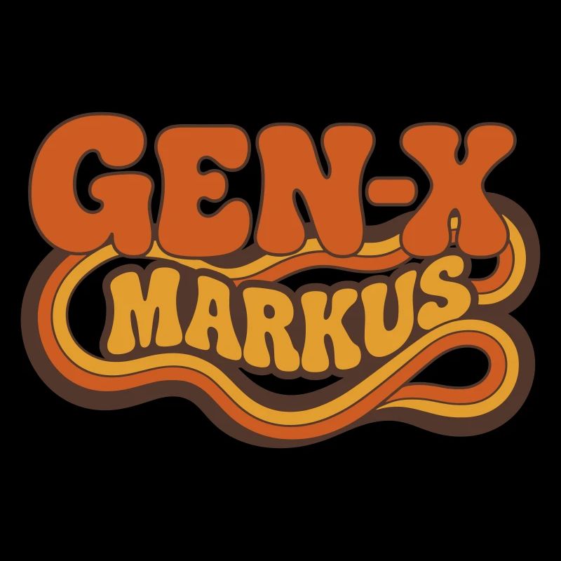 Gen-X Markus Retro Logo