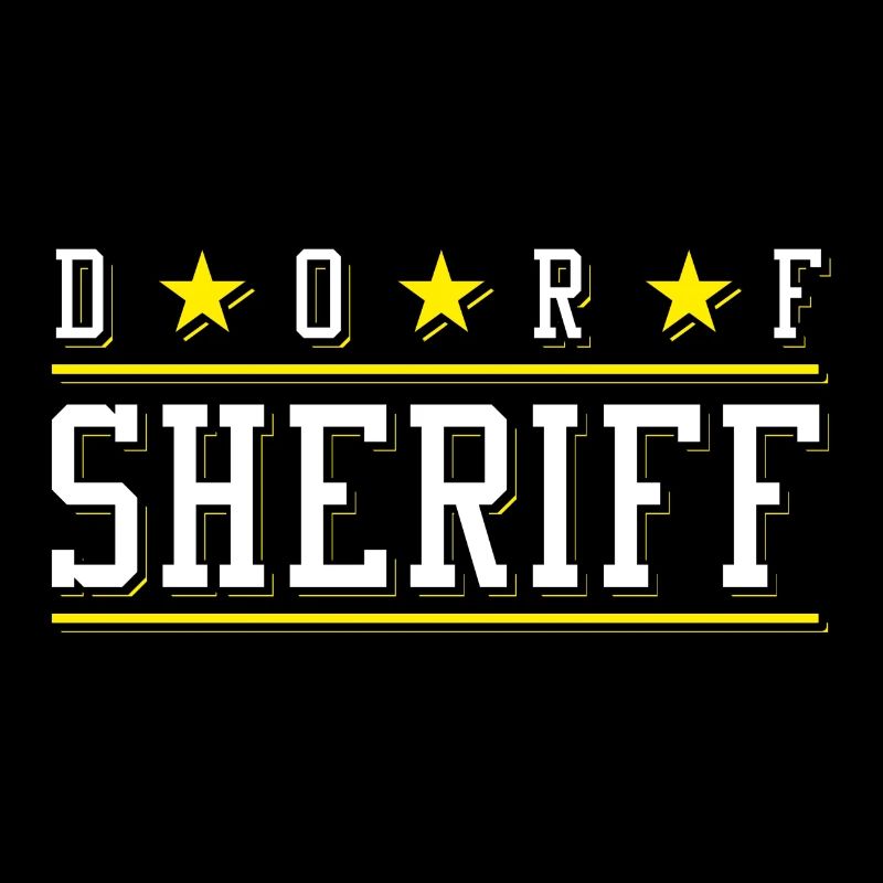 Dorf Sheriff - Polizei Dorf Polizist Hilfssherriff