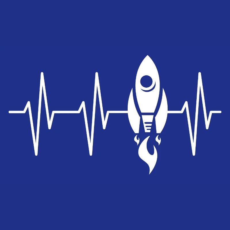 fusée, battement de cœur, espace, ecg, voyage dans l’espace, astronaute
