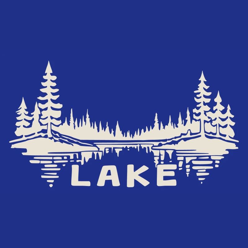 Reflet du lac [Blanc]