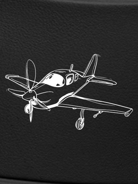 Propeller Plane Lineart