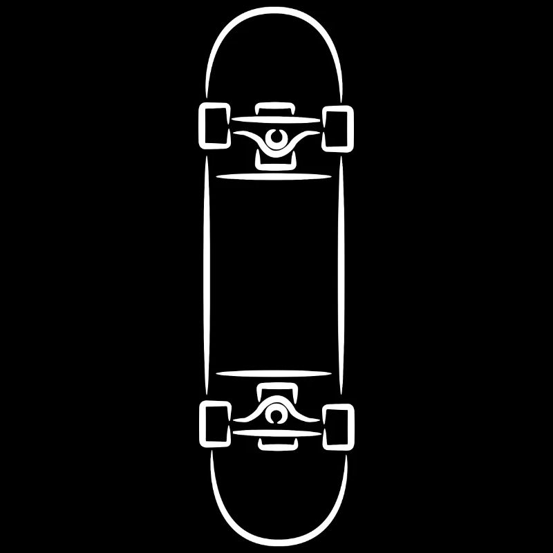 Skateboard Skizze