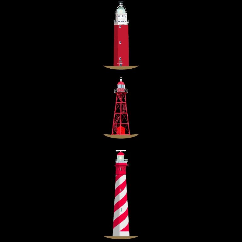 Lighthouses Texel, Den Oever, Westerlichttoren