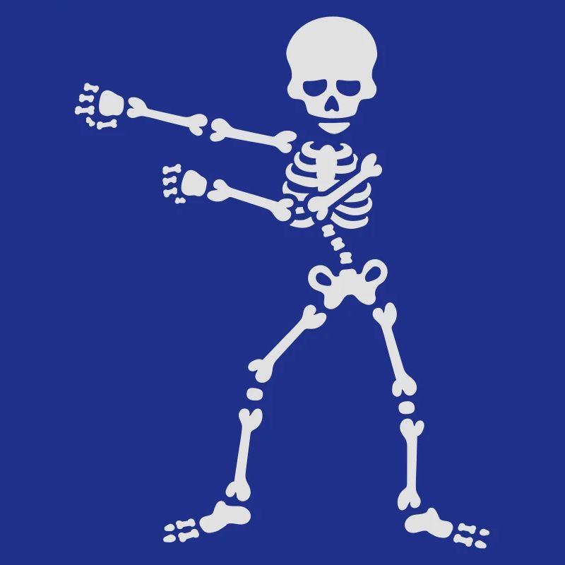 The floss dance flossing backpack boy kid skeleton