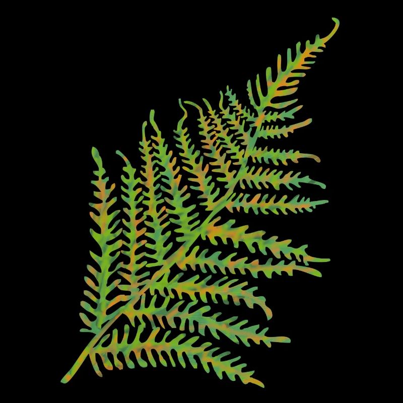 Fern leaf motif