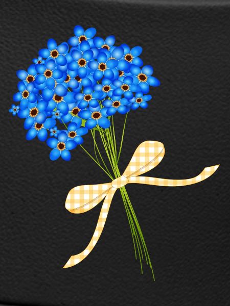 delicate forget-me-not bouquets