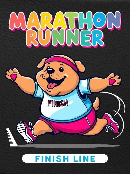 Dog Marathon Runner
