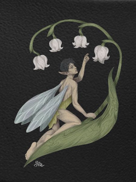 Pixie mit Maiglöckchen