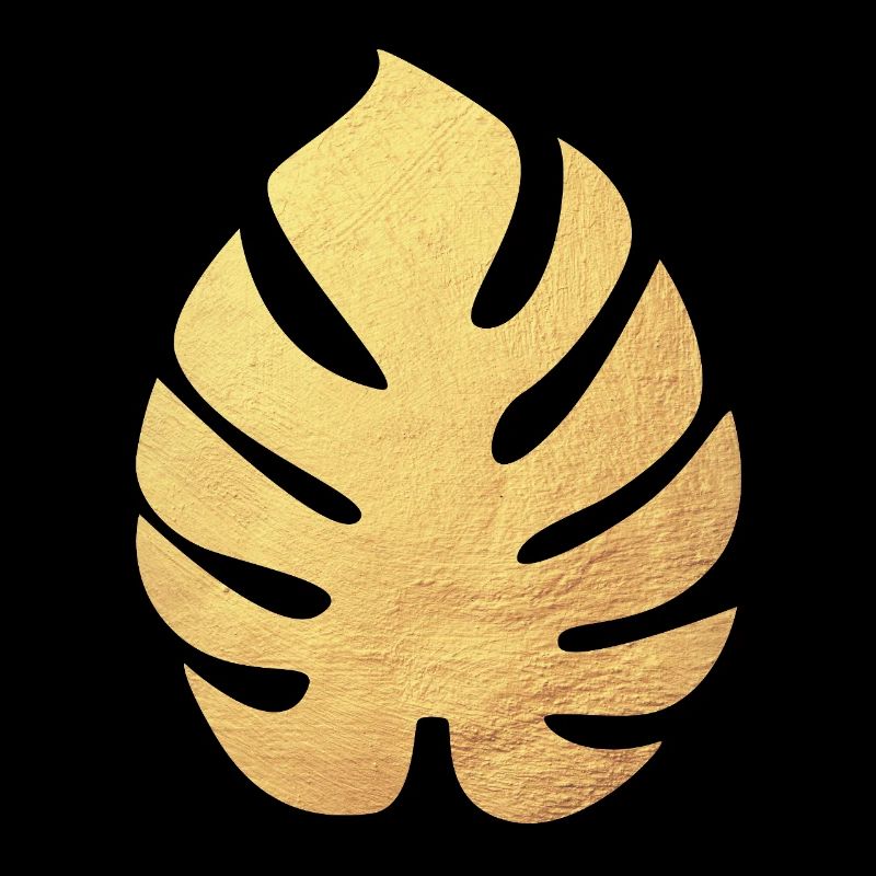 Philodendron Blatt Gold Botanik Natur Flora Bio