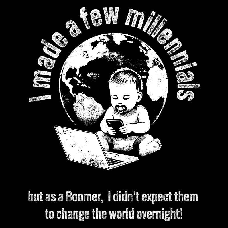 Boomer World Responsibility Baby Tee