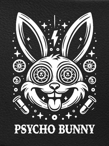 Psycho Bunny Neon Psychedelia