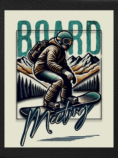 Snowboarding Board Meeting