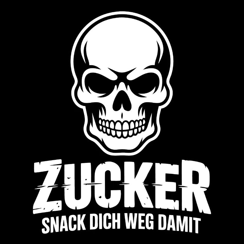 Zucker Schädel Snack Design
