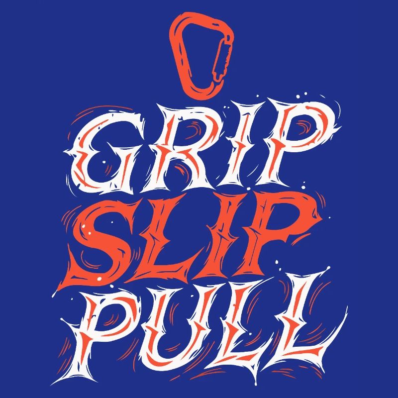 Grip Slip Pull Typographie Dynamique