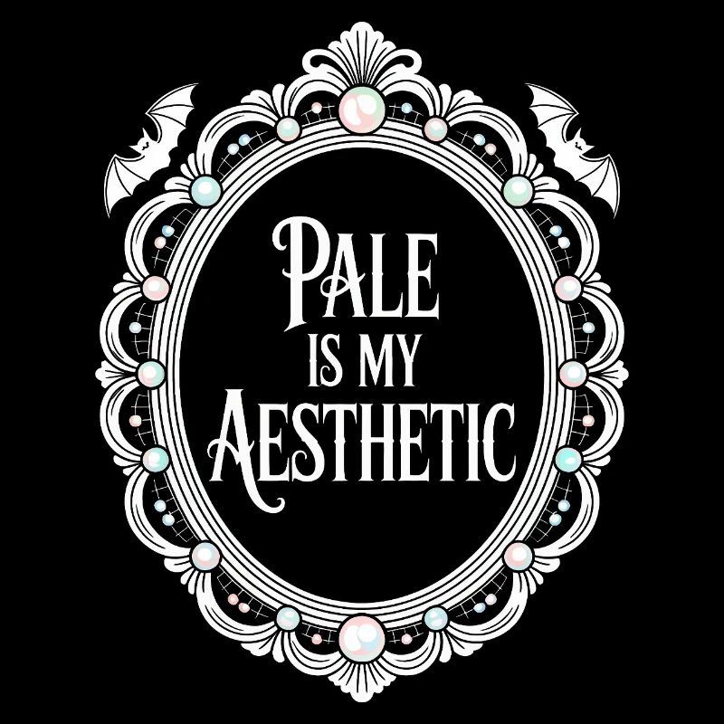 Pale Aesthetic Frame Typography