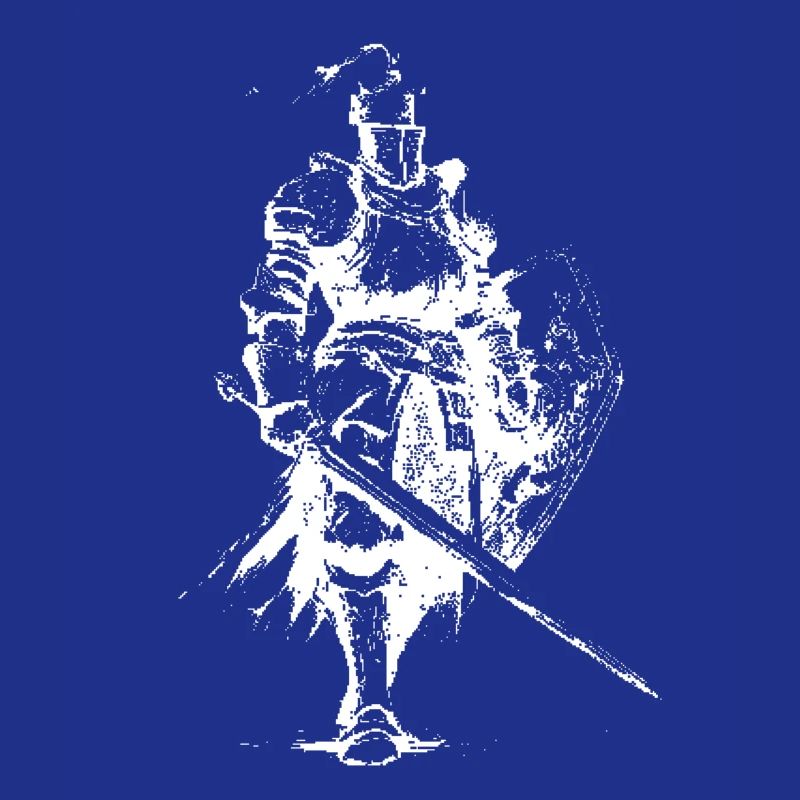 Medieval Knight Silhouette with Lance