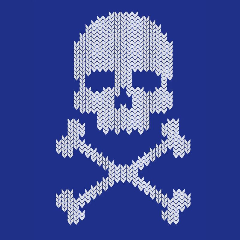 Schädel skull gestrickte