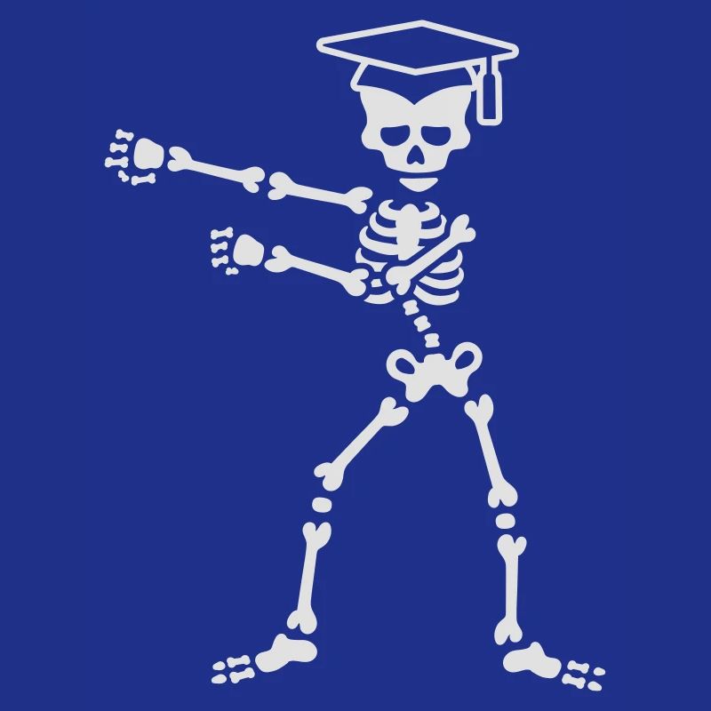 Graduation the floss dance flossing skeleton