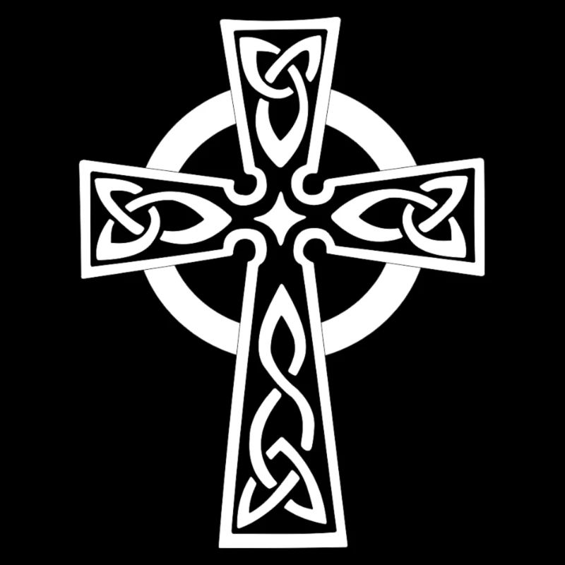 Celtique ou croix celtique blanche