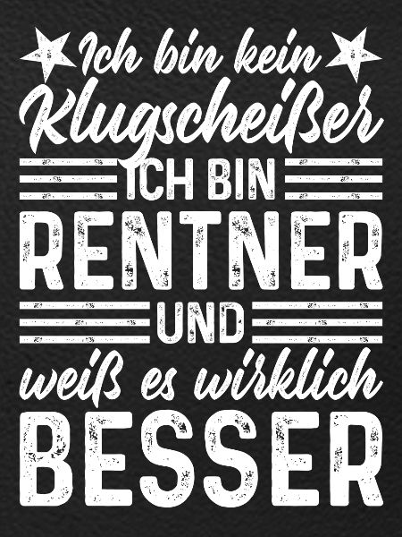 Rentner Klugscheißer 