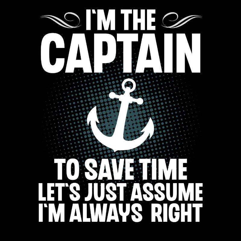 Captain Sailing Motorboat Boat Ship Sailor