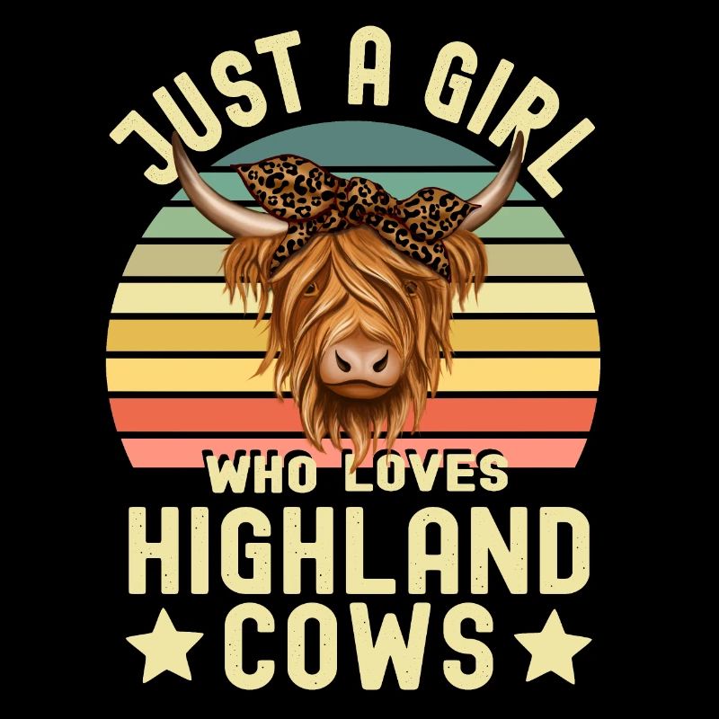 Scottish Highland cattle cow