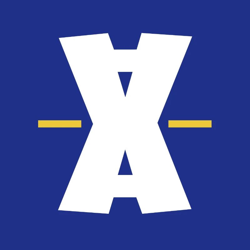 Art numérique Double X dash