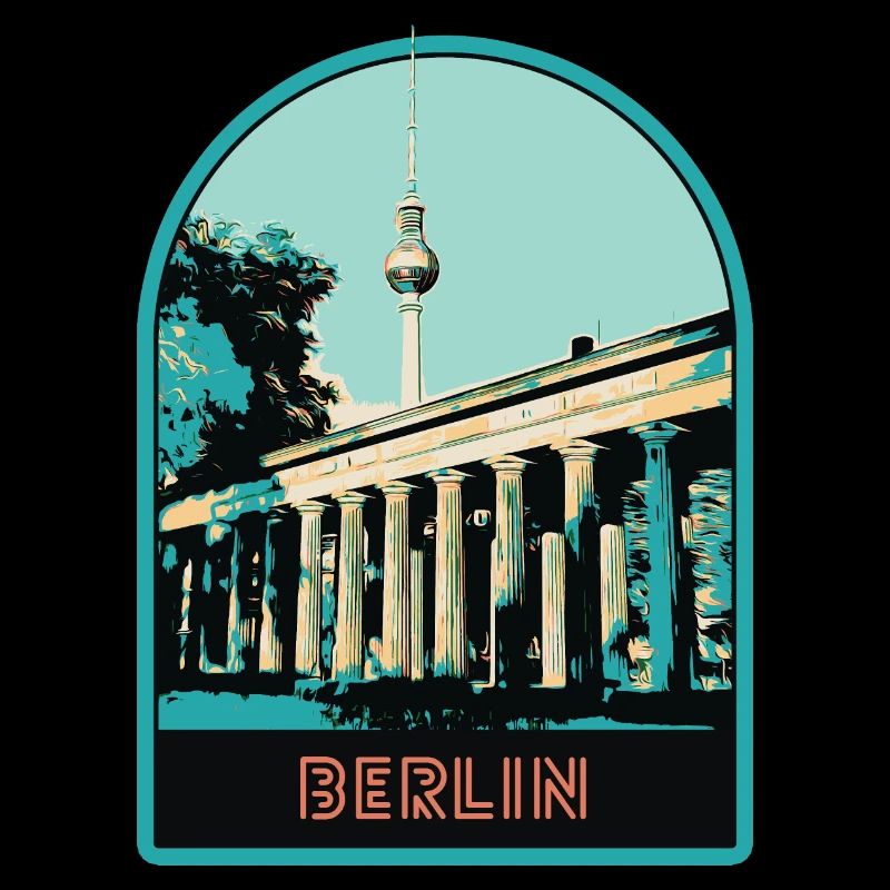 Berlin TV Tower and Brandenburg Gate