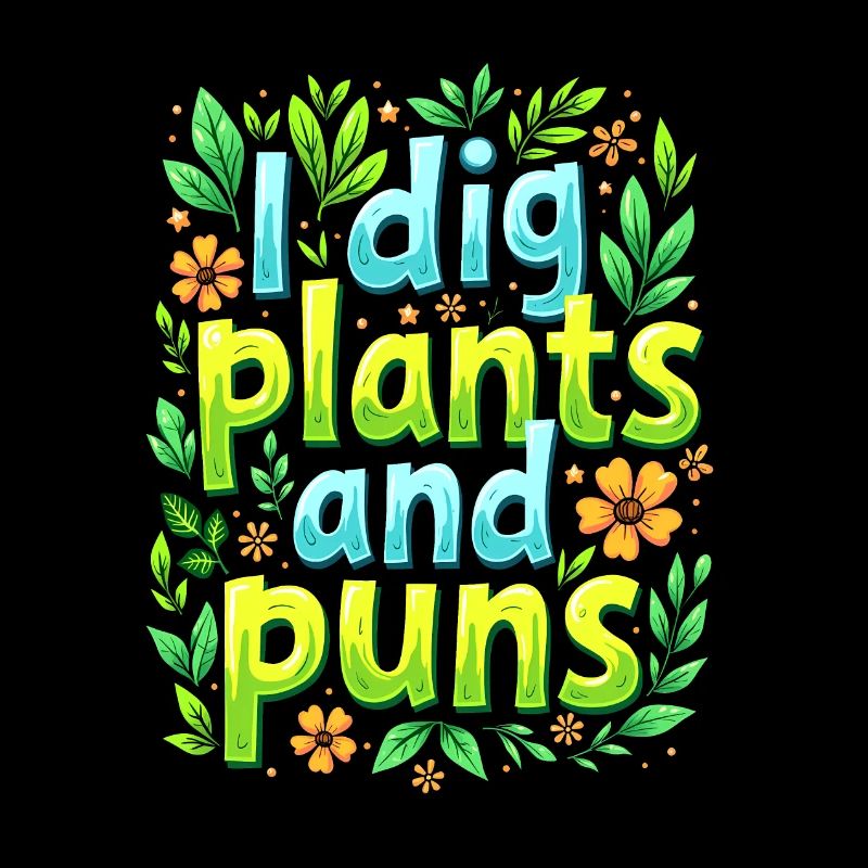 I DIG PLANTS AND PUNS