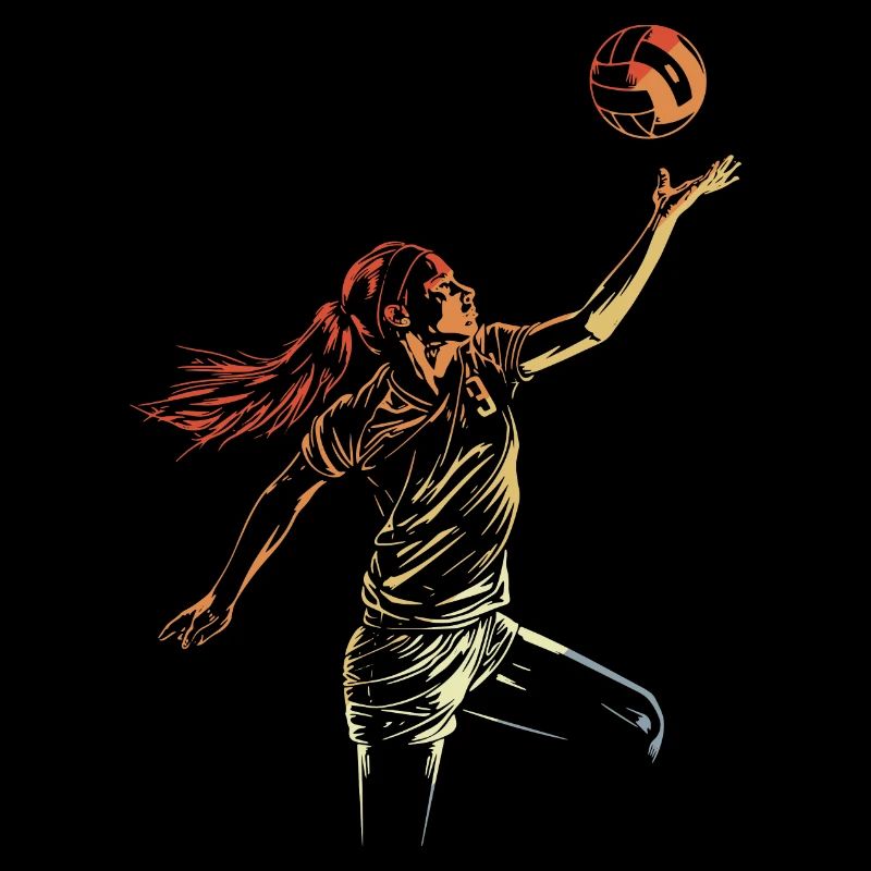 Volleyball Player Sketch