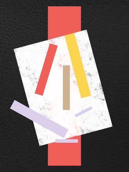 Abstrakte Farbklecks Kunstdesign
