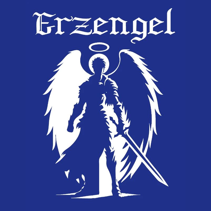 Archangel Silhouette Design – Celestial Power