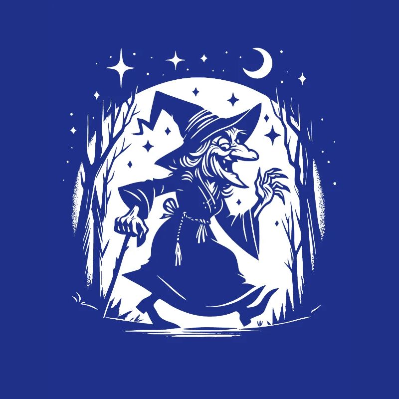 Lustige Hexe Design – Comic Spaß