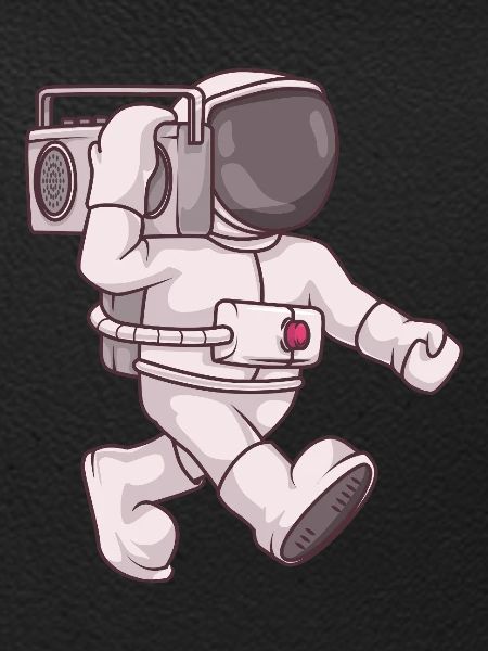 Astronauten-Ghettoblaster