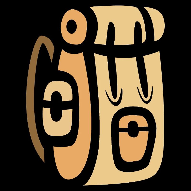 Camping Rucksack Cartoon Design