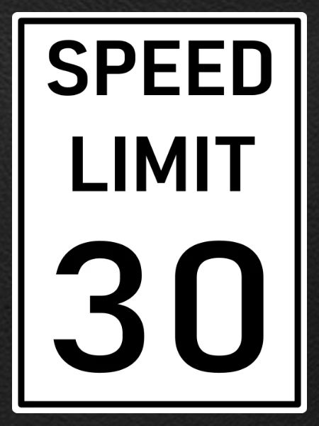 Speed Limit 30