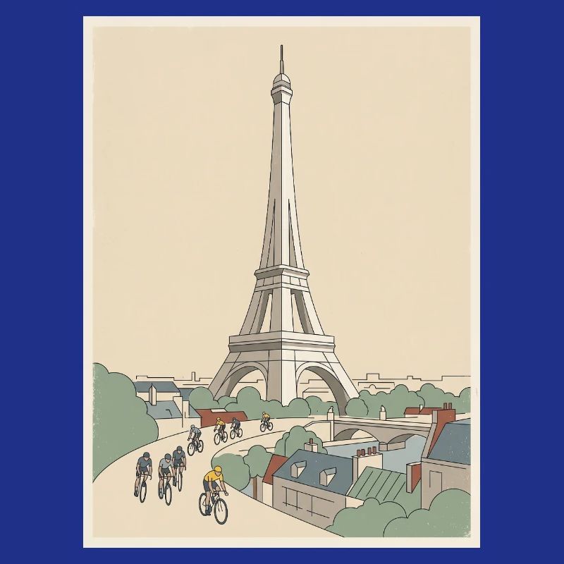 Paris Ride – Radfahrer-Erinnerung