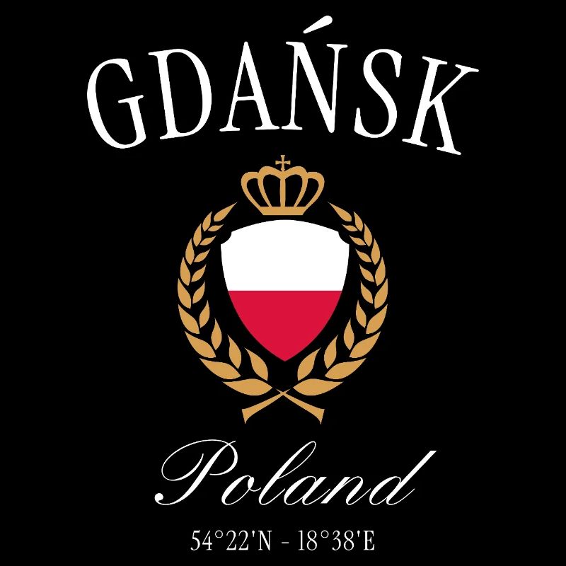 Danzig Polen Wappen Krone – Reise Souvenir