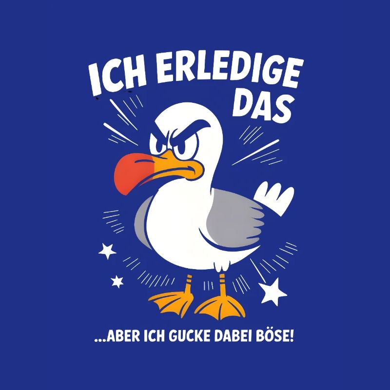 Möwe Seevogel Nen scheiss muss ich