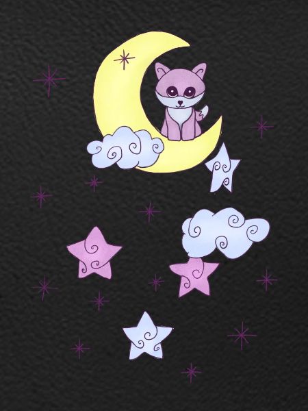 Fuchs im Mond