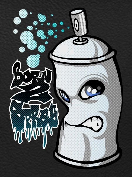 Spray and graffiti