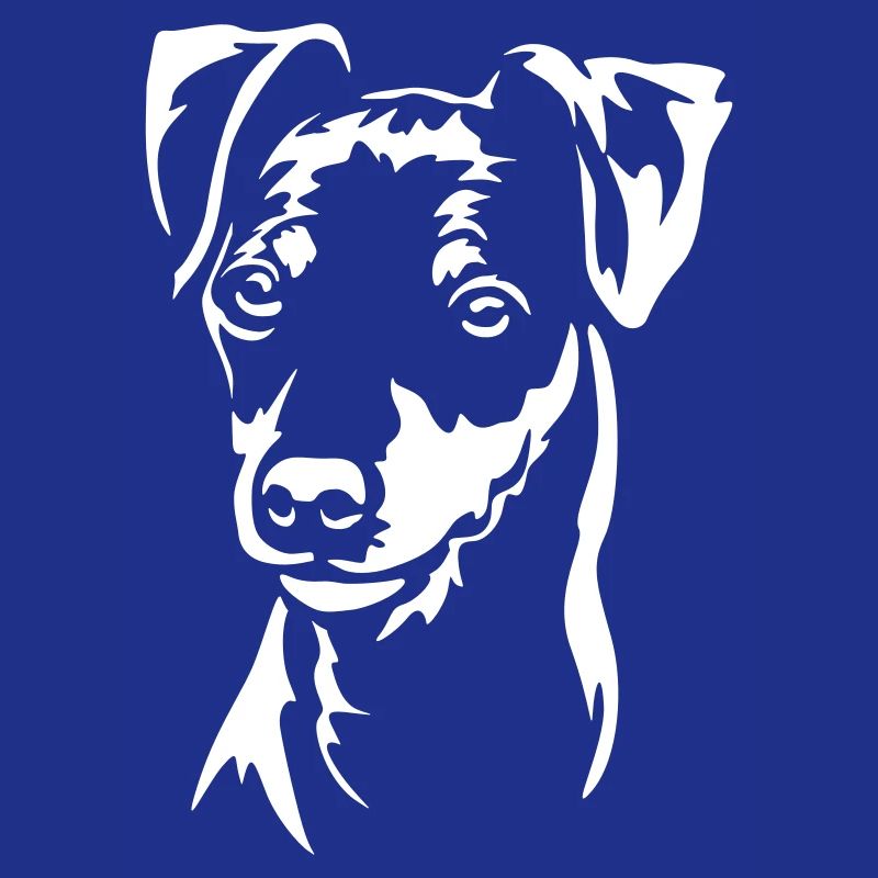 Zwergpinscher Head "Black Edition"