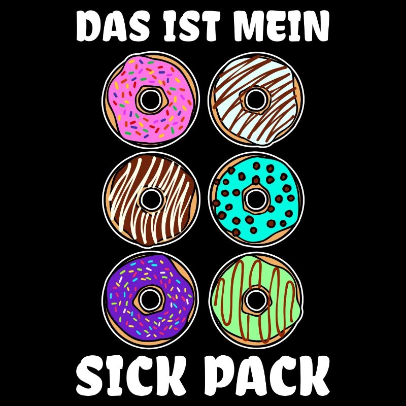 Lecker Naschen Donut Süßigkeiten Statement