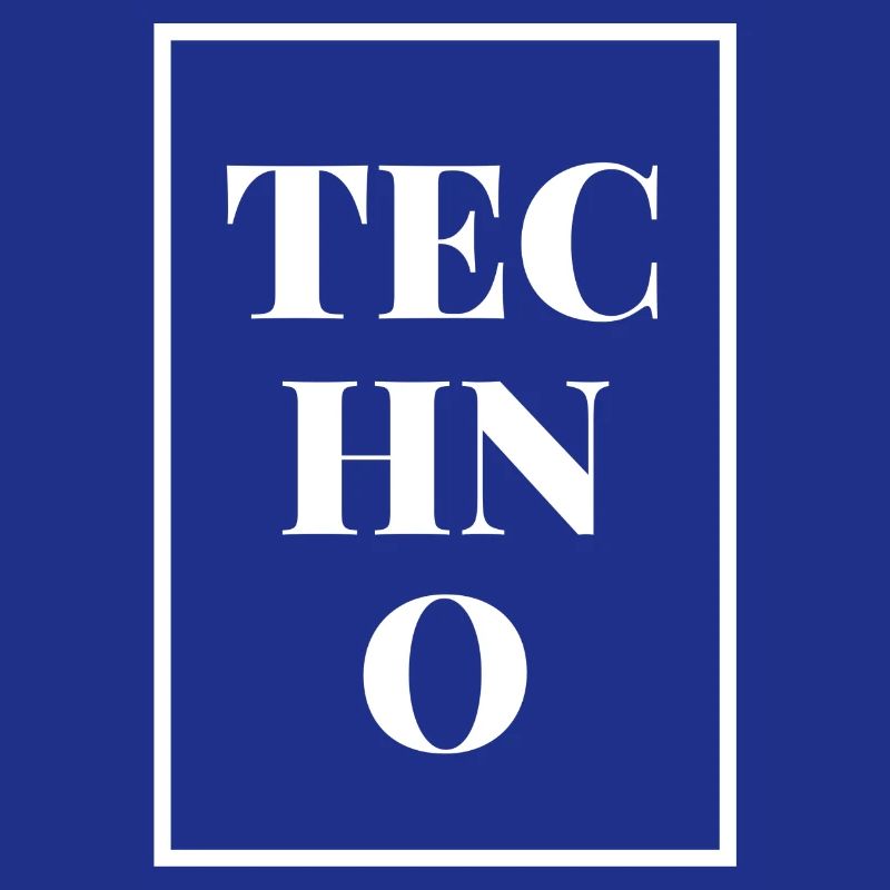 Techno square frame techno music EDM rave festival
