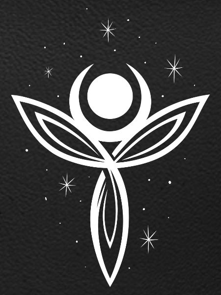 Déesse Lune Déesse Trinity Triquetra