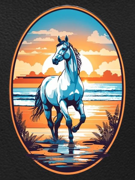 Pferd am Strand