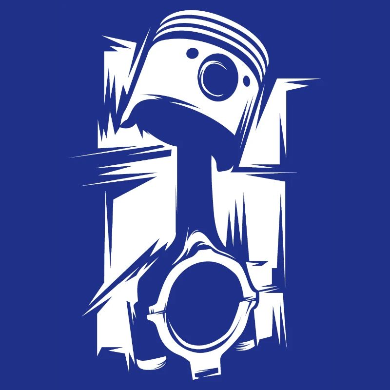 Piston illustration tuning engines workshop icon