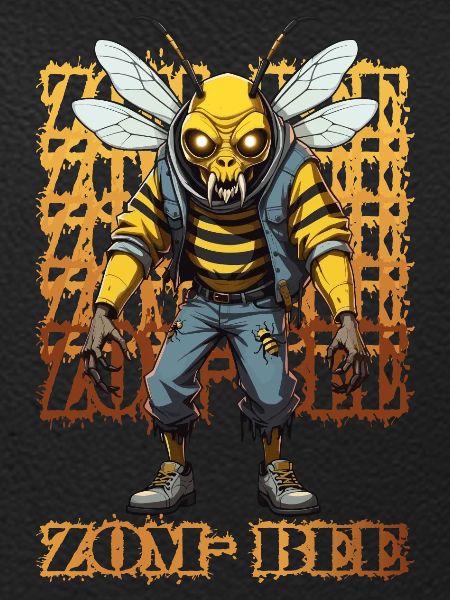 Creepy zombie bee