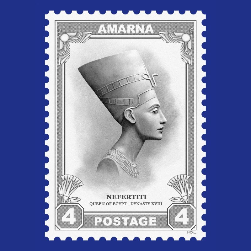 Nefertiti Stamp